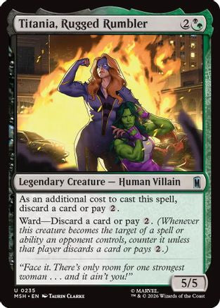 Titania, Rugged Rumbler (MSH-235) - Marvel Super Heroes | Grognard Games