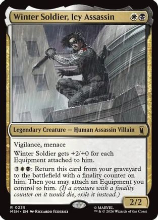 Winter Soldier, Icy Assassin (MSH-239) - Marvel Super Heroes Foil | Grognard Games