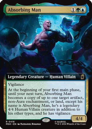 Absorbing Man (Extended Art) (MSH-416) - Marvel Super Heroes Foil | Grognard Games