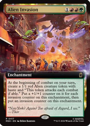 Alien Invasion (Extended Art) (MSH-417) - Marvel Super Heroes | Grognard Games