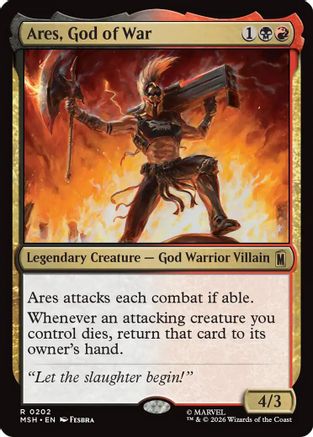 Ares, God of War (MSH-202) - Marvel Super Heroes | Grognard Games