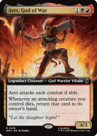 Ares, God of War (Extended Art) (MSH-418) - Marvel Super Heroes | Grognard Games