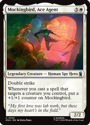 Mockingbird, Ace Agent (MSH-022) - Marvel Super Heroes | Grognard Games