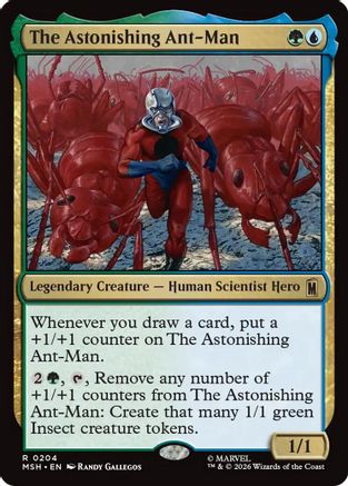 The Astonishing Ant-Man (MSH-204) - Marvel Super Heroes Foil | Grognard Games
