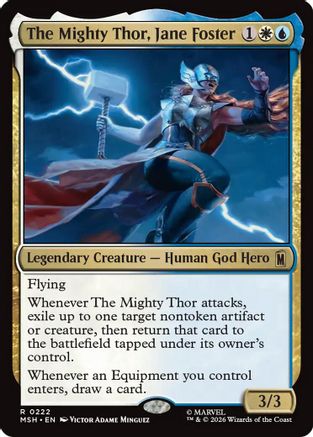 The Mighty Thor, Jane Foster (MSH-222) - Marvel Super Heroes | Grognard Games