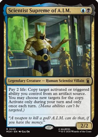 Scientist Supreme of A.I.M. (MSH-225) - Marvel Super Heroes | Grognard Games