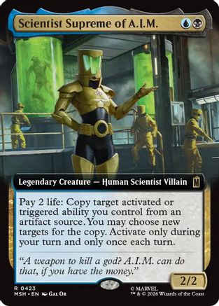Scientist Supreme of A.I.M. (Extended Art) (MSH-423) - Marvel Super Heroes | Grognard Games
