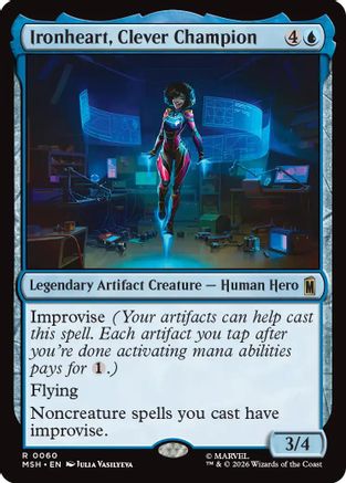 Ironheart, Clever Champion (MSH-060) - Marvel Super Heroes Foil | Grognard Games