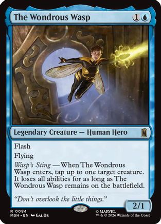 The Wondrous Wasp (MSH-084) - Marvel Super Heroes | Grognard Games