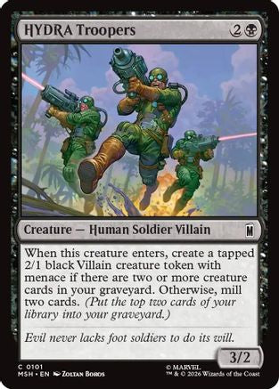 HYDRA Troopers (MSH-101) - Marvel Super Heroes Foil | Grognard Games