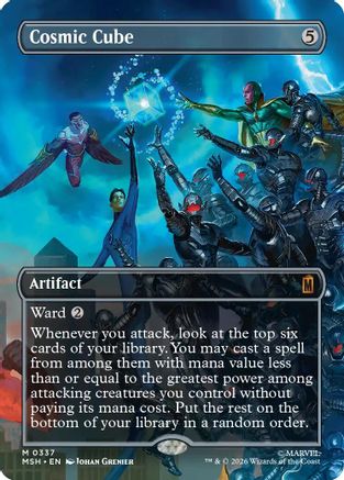 Cosmic Cube (Borderless) (0337) (MSH-337) - Marvel Super Heroes | Grognard Games