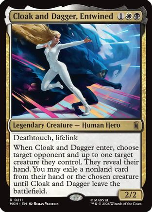 Cloak and Dagger, Entwined (MSH-211) - Marvel Super Heroes | Grognard Games