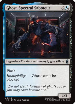 Ghost, Spectral Saboteur (MSH-214) - Marvel Super Heroes | Grognard Games