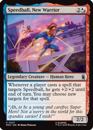 Speedball, New Warrior (MSH-227) - Marvel Super Heroes | Grognard Games