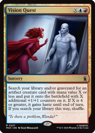 Vision Quest (MSH-237) - Marvel Super Heroes Foil | Grognard Games
