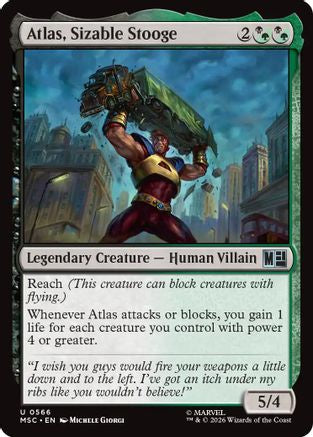 Atlas, Sizable Stooge (MSH-566) - Marvel Super Heroes | Grognard Games