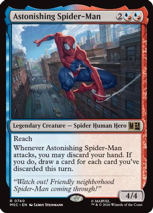 Astonishing Spider-Man (MSH-740) - Marvel Super Heroes | Grognard Games