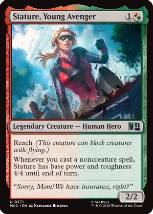 Stature, Young Avenger (MSH-571) - Marvel Super Heroes Foil | Grognard Games