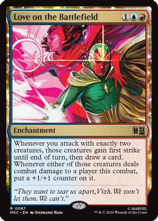 Love on the Battlefield (MSC-087) - Commander: Marvel Super Heroes Foil | Grognard Games