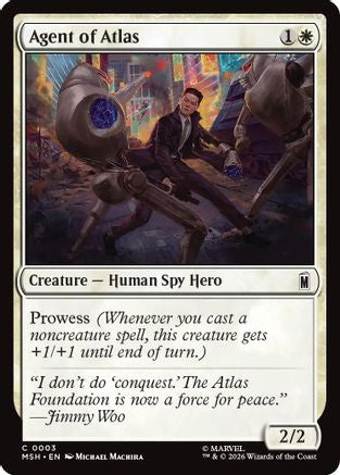 Agent of Atlas (MSH-003) - Marvel Super Heroes Foil | Grognard Games