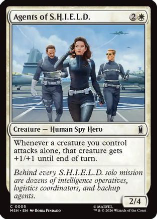 Agents of S.H.I.E.L.D. (MSH-005) - Marvel Super Heroes Foil | Grognard Games