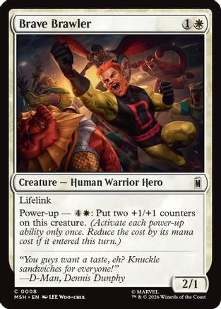 Brave Brawler (MSH-008) - Marvel Super Heroes | Grognard Games