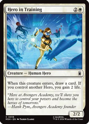 Hero in Training (MSH-016) - Marvel Super Heroes | Grognard Games