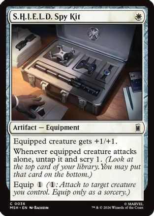 S.H.I.E.L.D. Spy Kit (MSH-036) - Marvel Super Heroes | Grognard Games