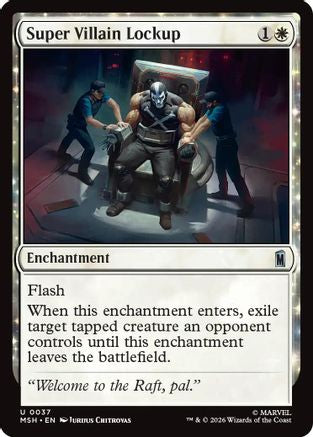 Super Villain Lockup (MSH-037) - Marvel Super Heroes | Grognard Games