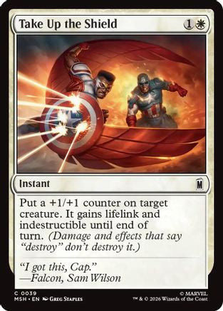 Take Up the Shield (MSH-039) - Marvel Super Heroes | Grognard Games