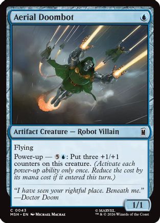 Aerial Doombot (MSH-043) - Marvel Super Heroes | Grognard Games