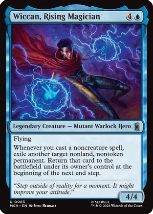 Wiccan, Rising Magician (MSH-083) - Marvel Super Heroes | Grognard Games