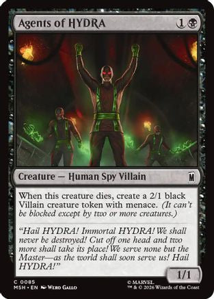 Agents of HYDRA (MSH-085) - Marvel Super Heroes Foil | Grognard Games