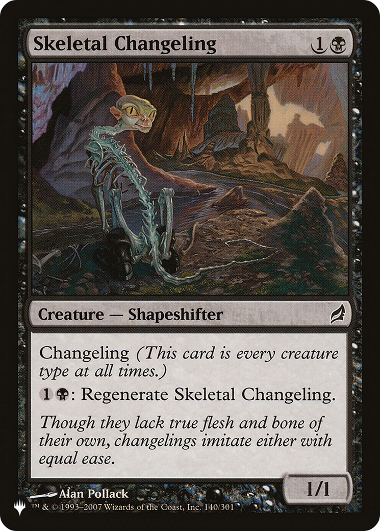 Skeletal Changeling [The List Reprints] | Grognard Games