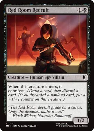 Red Room Recruit (MSH-110) - Marvel Super Heroes | Grognard Games