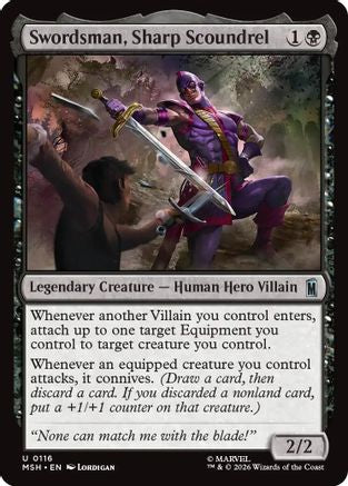 Swordsman, Sharp Scoundrel (MSH-116) - Marvel Super Heroes | Grognard Games