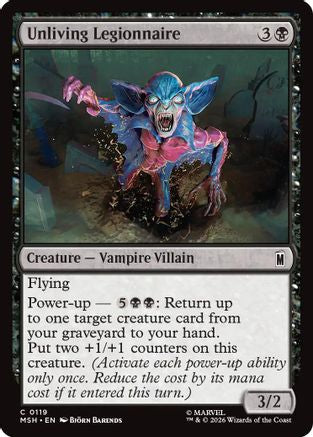 Unliving Legionnaire (MSH-119) - Marvel Super Heroes Foil | Grognard Games
