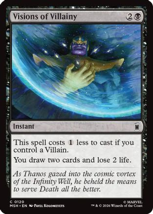 Visions of Villainy (MSH-120) - Marvel Super Heroes | Grognard Games