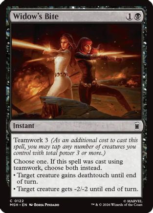 Widow's Bite (MSH-122) - Marvel Super Heroes Foil | Grognard Games