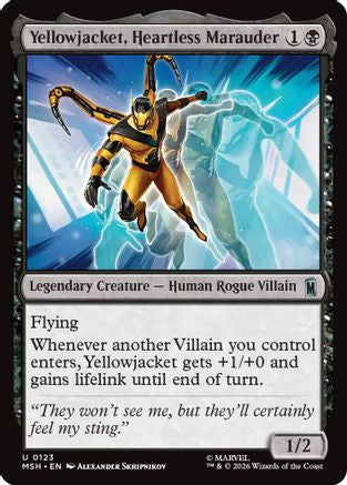 Yellowjacket, Heartless Marauder (MSH-123) - Marvel Super Heroes | Grognard Games