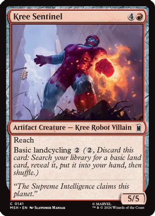 Kree Sentinel (MSH-141) - Marvel Super Heroes | Grognard Games