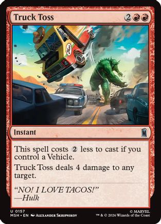 Truck Toss (MSH-157) - Marvel Super Heroes | Grognard Games