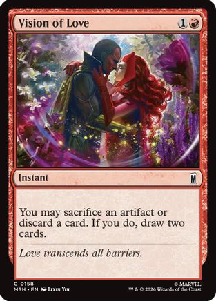 Vision of Love (MSH-158) - Marvel Super Heroes Foil | Grognard Games