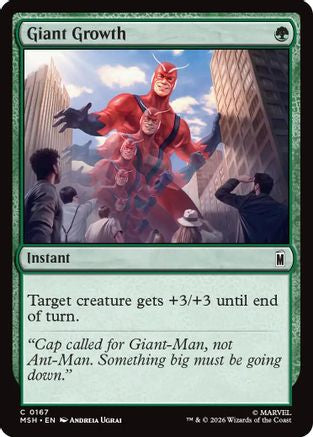 Giant Growth (MSH-167) - Marvel Super Heroes Foil | Grognard Games