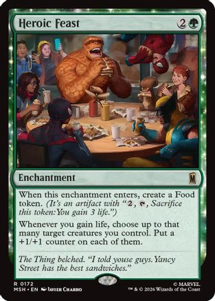 Heroic Feast (MSH-172) - Marvel Super Heroes | Grognard Games