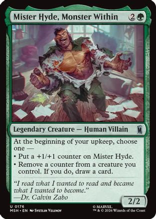 Mister Hyde, Monster Within (MSH-176) - Marvel Super Heroes Foil | Grognard Games