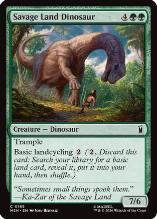 Savage Land Dinosaur (MSH-185) - Marvel Super Heroes | Grognard Games