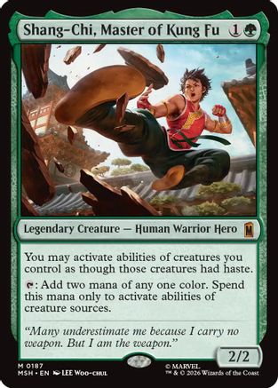 Shang-Chi, Master of Kung Fu (MSH-187) - Marvel Super Heroes Foil | Grognard Games