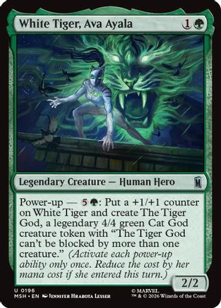 White Tiger, Ava Ayala (MSH-196) - Marvel Super Heroes | Grognard Games