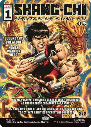 Shang-Chi, Master of Kung Fu (Showcase) (0396) (MSH-396) - Marvel Super Heroes Foil | Grognard Games